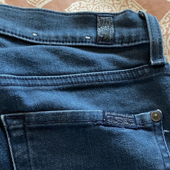 Seven For Mankind vintage Skinny size 26 Dark Blue Denim Jeans - Picture 4 of 6